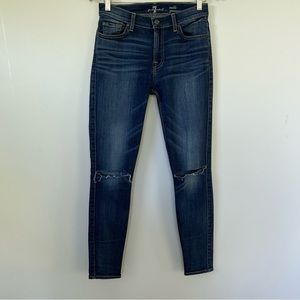 7 FOR ALL MANKIND size 27 ankle length jeans